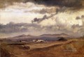 Ansicht der römischen Campagna plein air Romantik Jean Baptiste Camille Corot